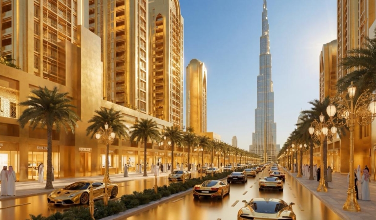 Dubai’de “Altın Sokak” Projesi Hayata Geçiriliyor