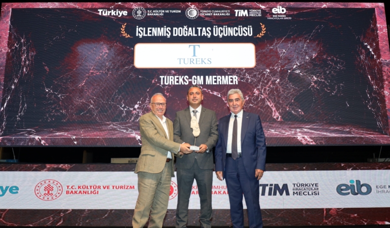 Ege Maden İhracatçıları Birliği Törenlerinde Tureks Dört Ödülle Zirveye Çıktı