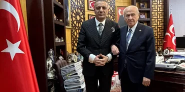 Selahattin Yılmaz Tahliyesinin Ardından MHP Genel Başkanı Devlet Bahçeli’yi Ziyaret Etti