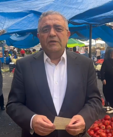 Diyarbakır Yenişehir pazarını ziyaret eden Sezgin Tanrıkulu ekonomik verilerle alım gücünü değerlendirdi