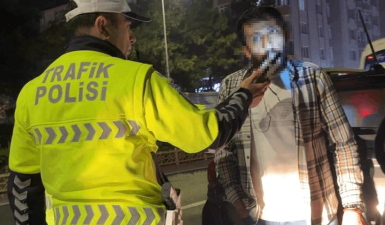 Tekirdağ Çorlu'da Polisten Kaçmaya Çalışan Alkollü Sürücüye 390 Bin Lira Ceza